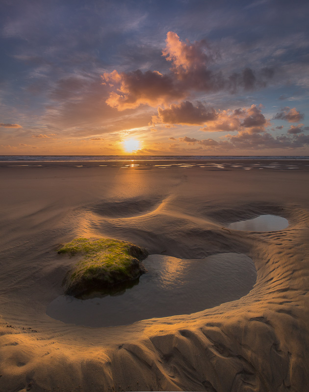 Tranquil Sunset, Perran Sands, Cornwall