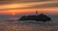 Sunset, Godrevy Lighthouse